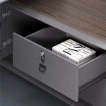 Alwin · Modern L-Shaped Executive Desk
