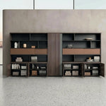 Rexton · Office Shelves w/ Integrated Lighting & Storage