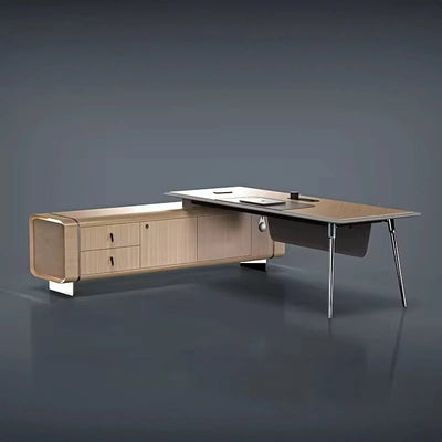 Valentino · Modern L-Shaped Executive Desk