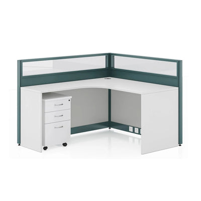 Vienna · L-Shaped Cubicle Workstation