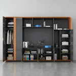 Euler · Office Shelves w/ Wardrobe & Storage