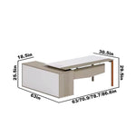 West · Modern L-Shaped Executive Desk