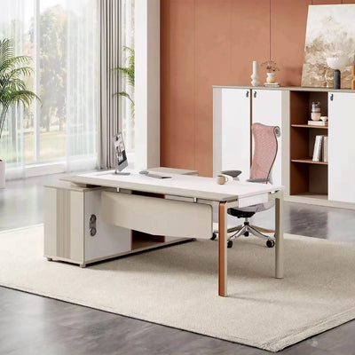 West · Modern L-Shaped Executive Desk