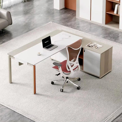 West · Modern L-Shaped Executive Desk