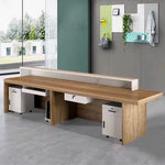 Escritorio de recepción rectangular Wilder de 94