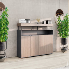 Estantería tipo credenza de 32 a 63" Yvette | Leña AF Essence WX-PWS001-5