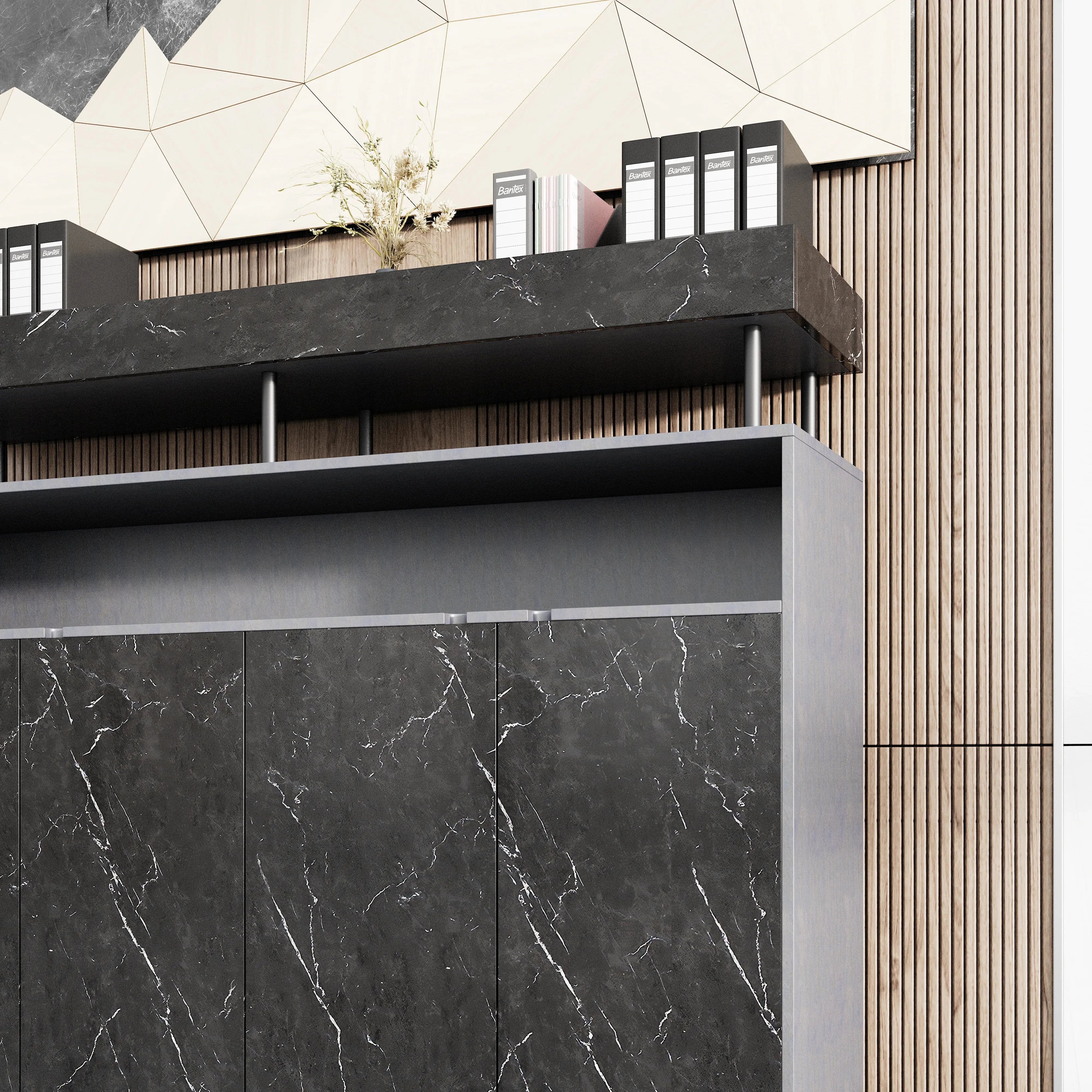 Yvette · Office Credenza Cabinet Sideboard