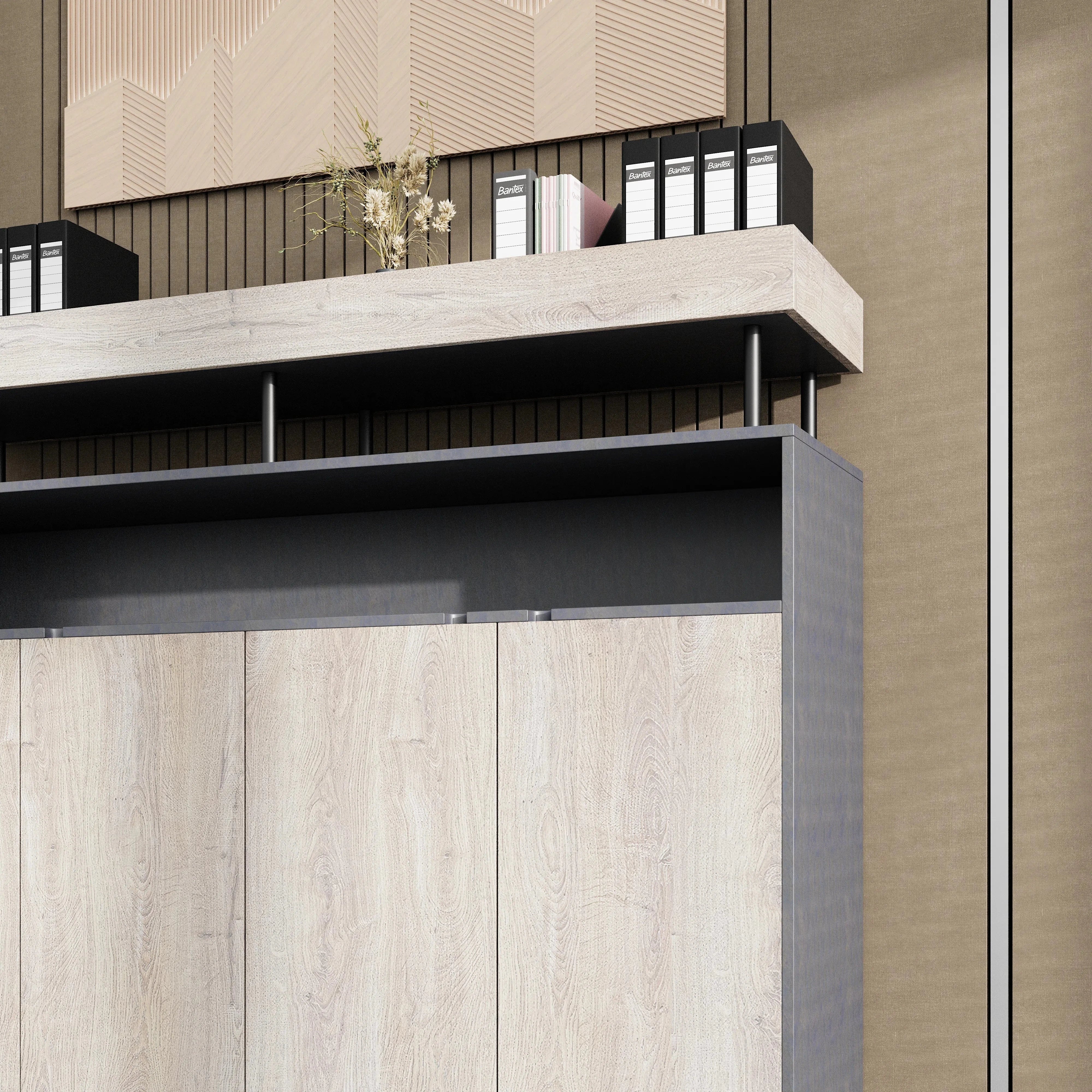 Yvette · Office Credenza Cabinet Sideboard