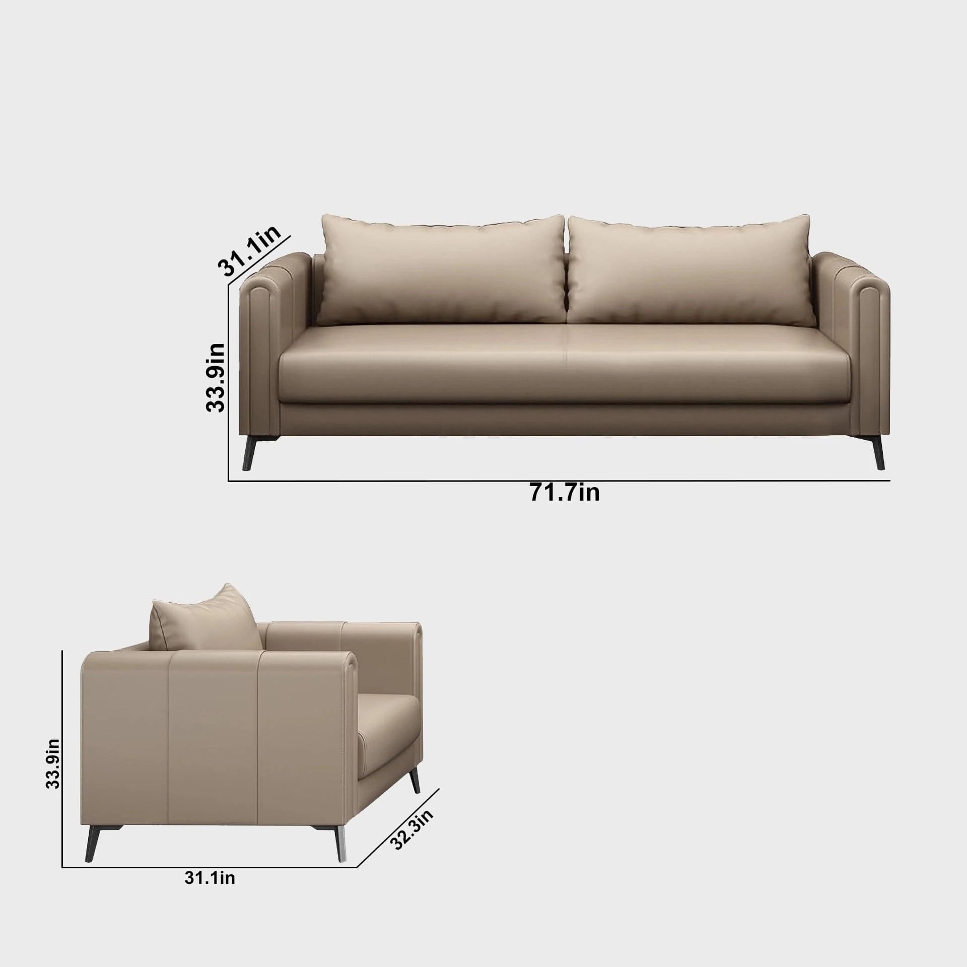 Zandro · Modern Office Waiting Area Lounge Seating Set