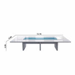 Zephyr · Conference Room Table, White