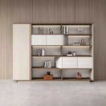 Hadwyn · Office Shelves w/ Lighting & Storage