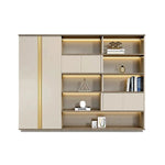 Zorin · Office Shelves w/ Lighting & Storage