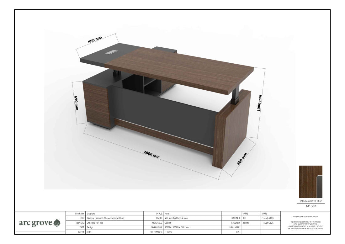 August project spec, sheet 1 of 5