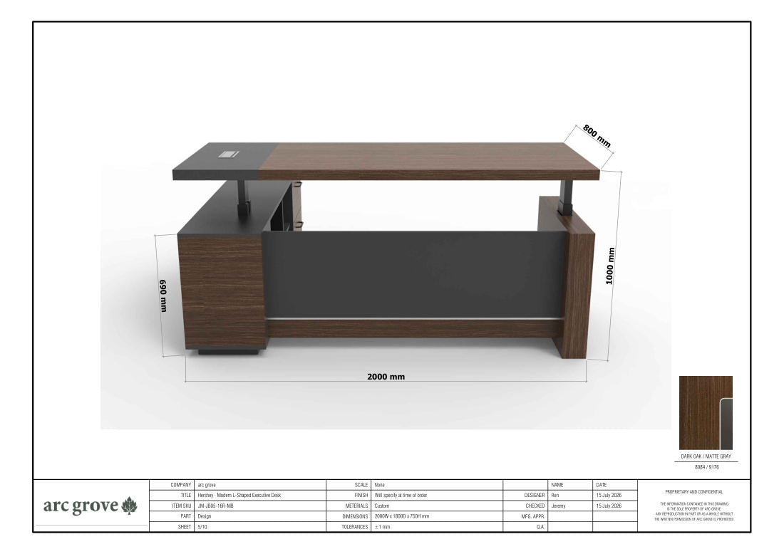 August project spec, sheet 2 of 5